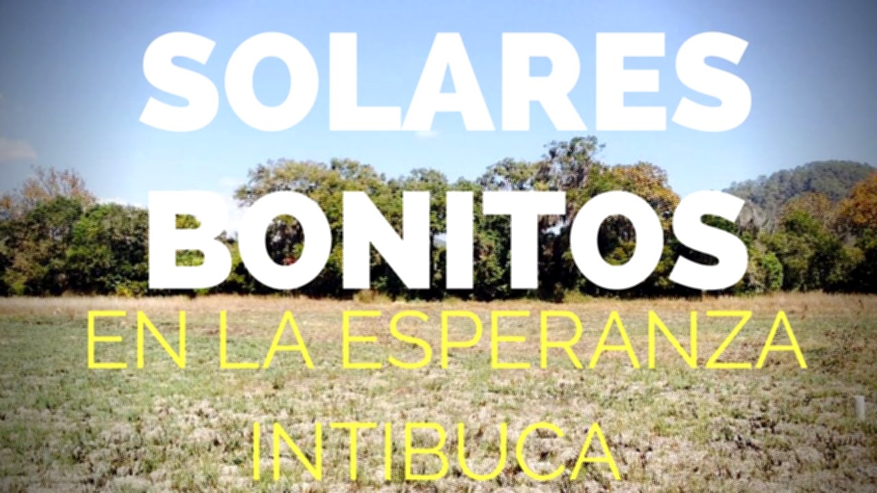 Vista interior de Venta de Solares en La Esperanza Intibuca