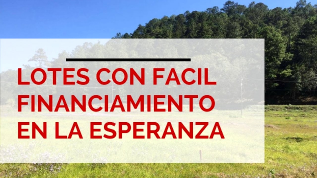 Vista interior de Venta de Lotes Planos Residenciales en La Esperanza Intibuca